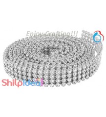 Stone Lace - Silver - 1.25 Meter
